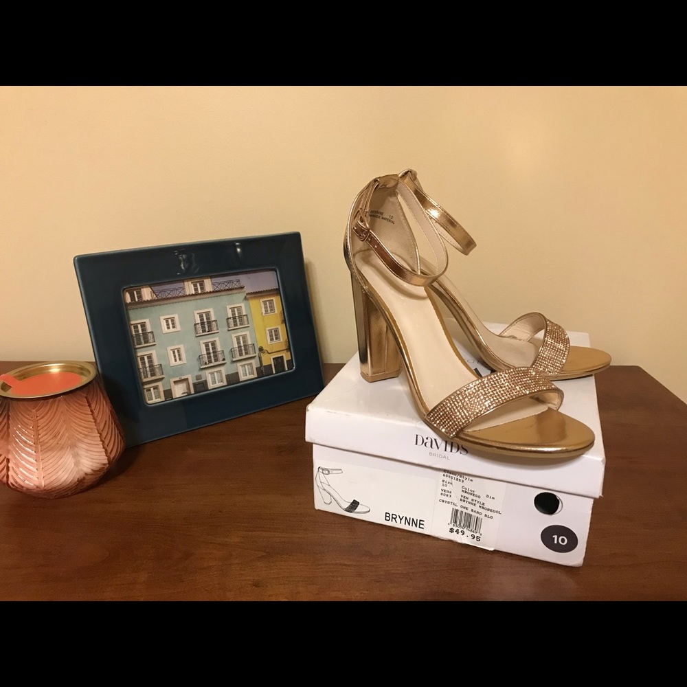 RHINSTONE SANDALS- DAVIDS BRIDAL